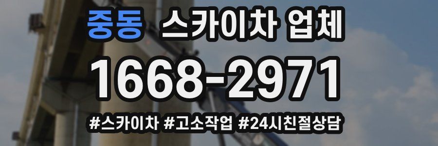 중동 스카이차 업체