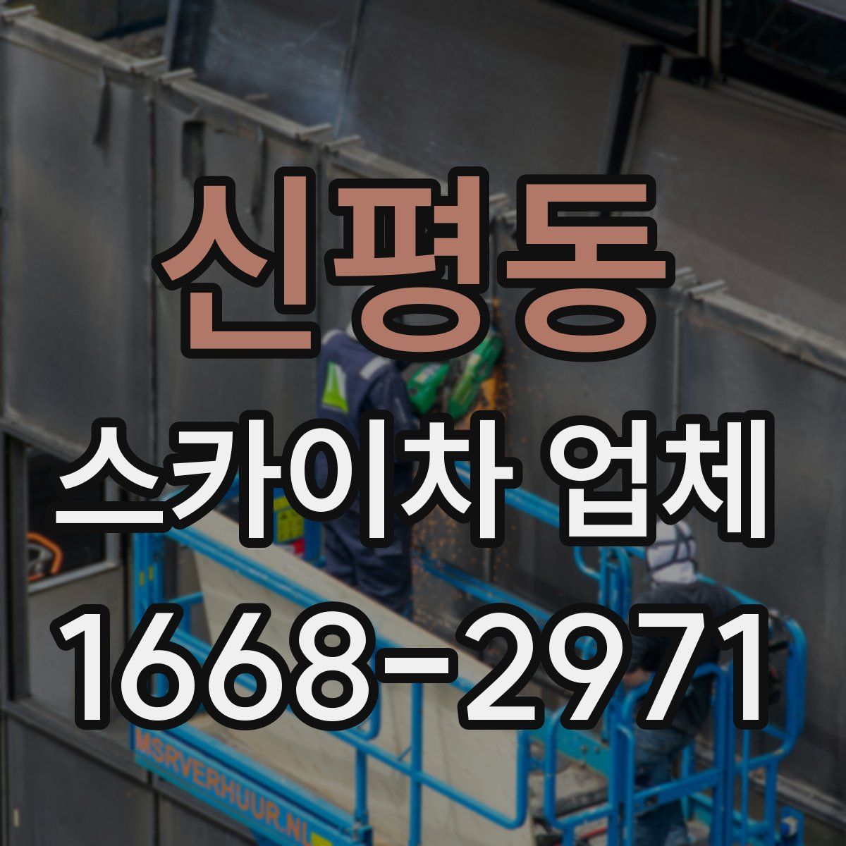 신평동 스카이차 업체