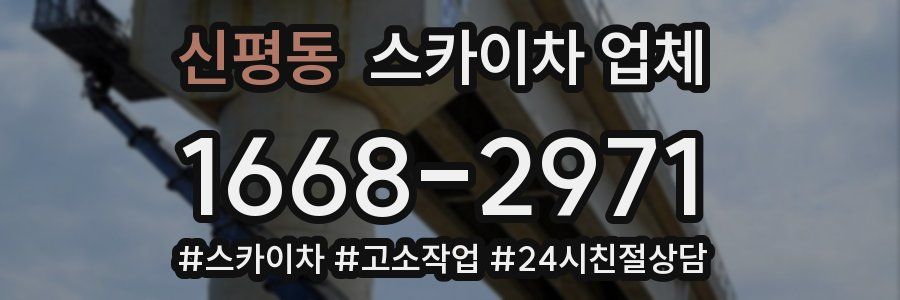 신평동 스카이차 업체
