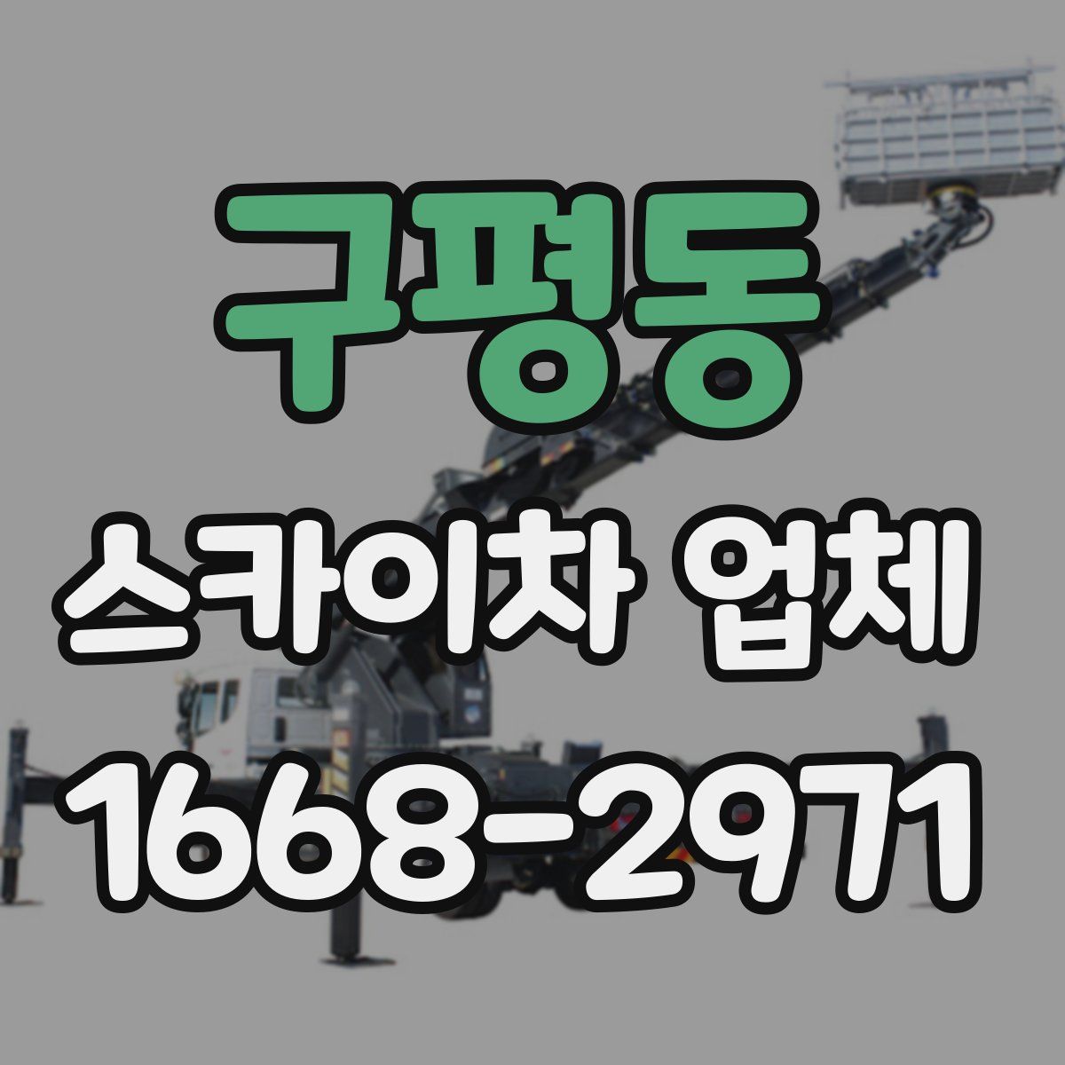 구평동 스카이차 업체