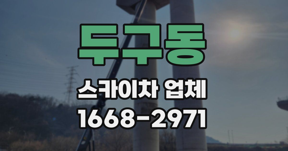 두구동 스카이차 업체