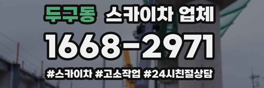 두구동 스카이차 업체