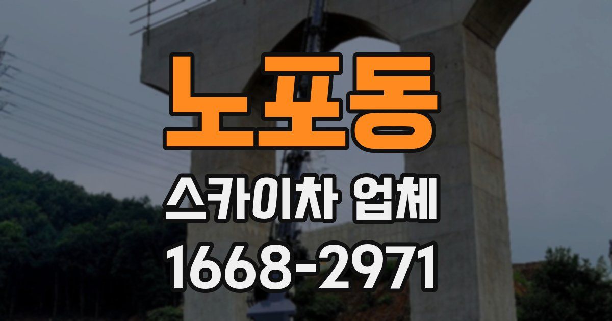 노포동 스카이차 업체