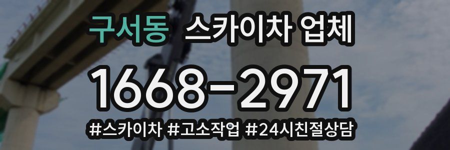 구서동 스카이차 업체