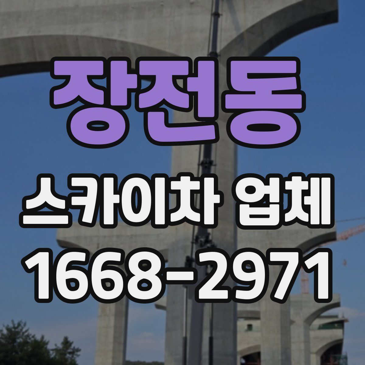 장전동 스카이차 업체