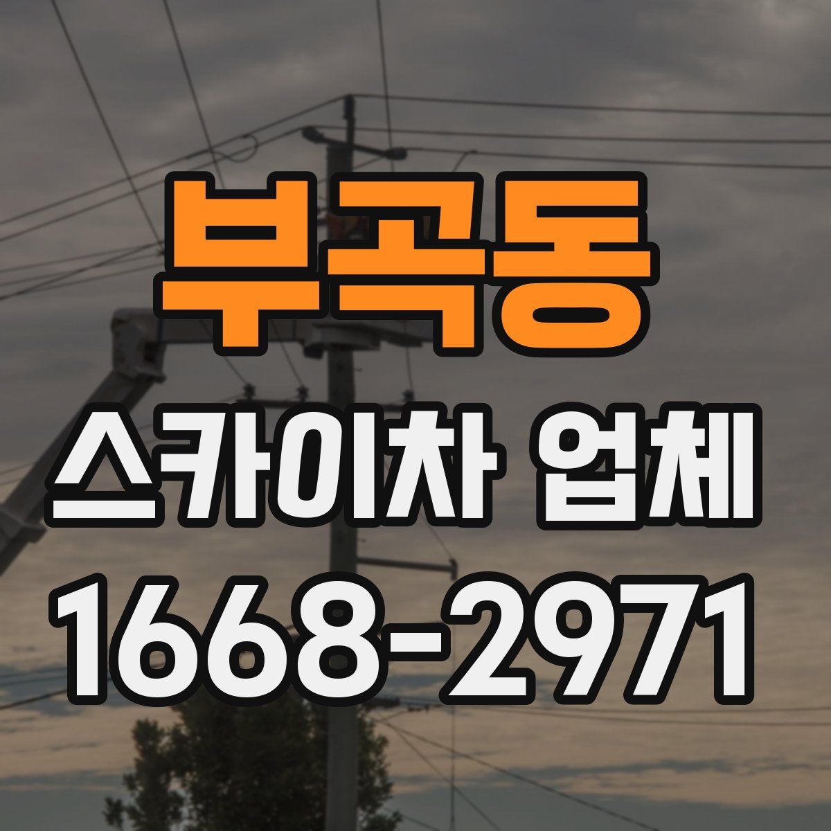 부곡동 스카이차 업체