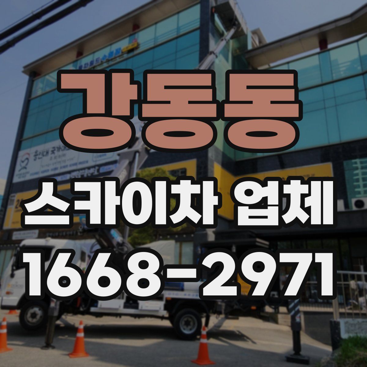강동동 스카이차 업체
