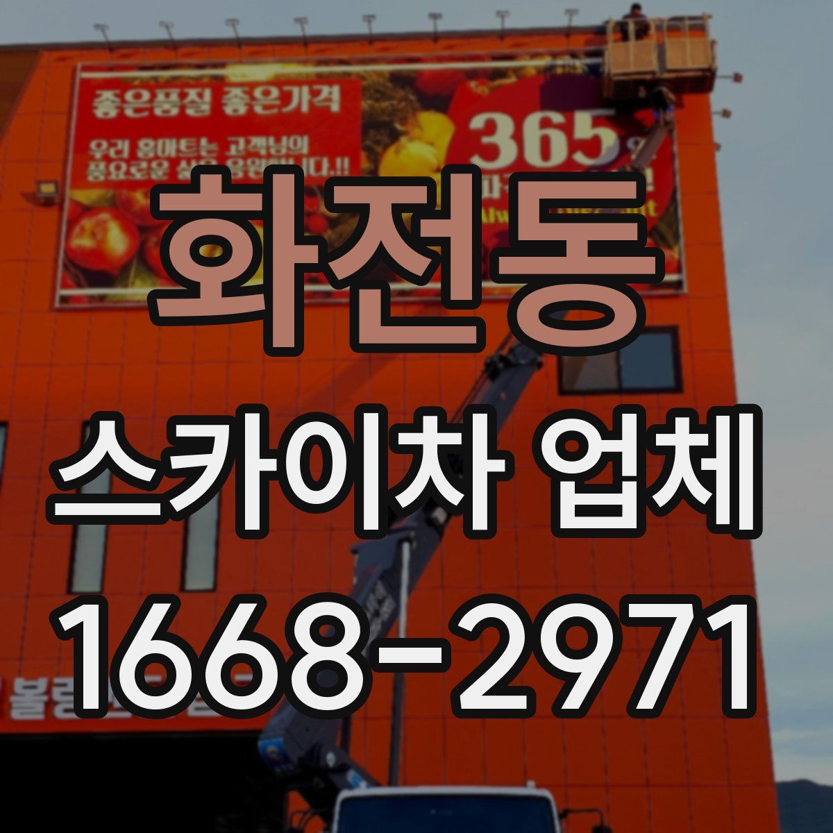 화전동 스카이차 업체