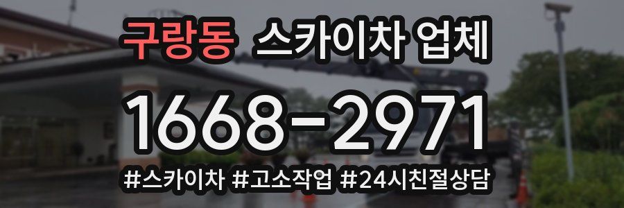 구랑동 스카이차 업체