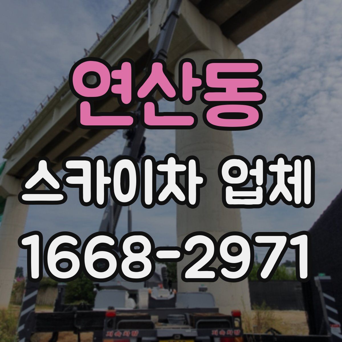 연산동 스카이차 업체