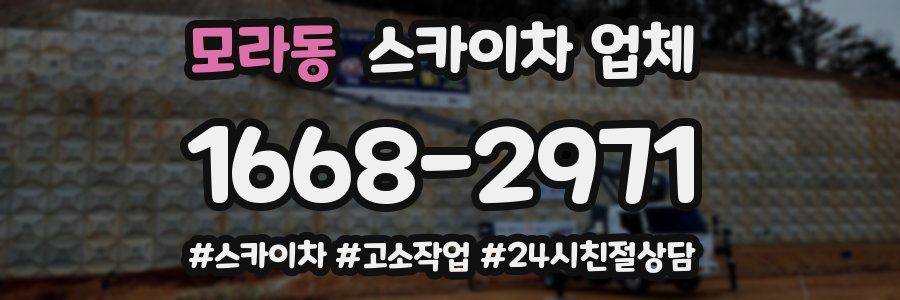 모라동 스카이차 업체