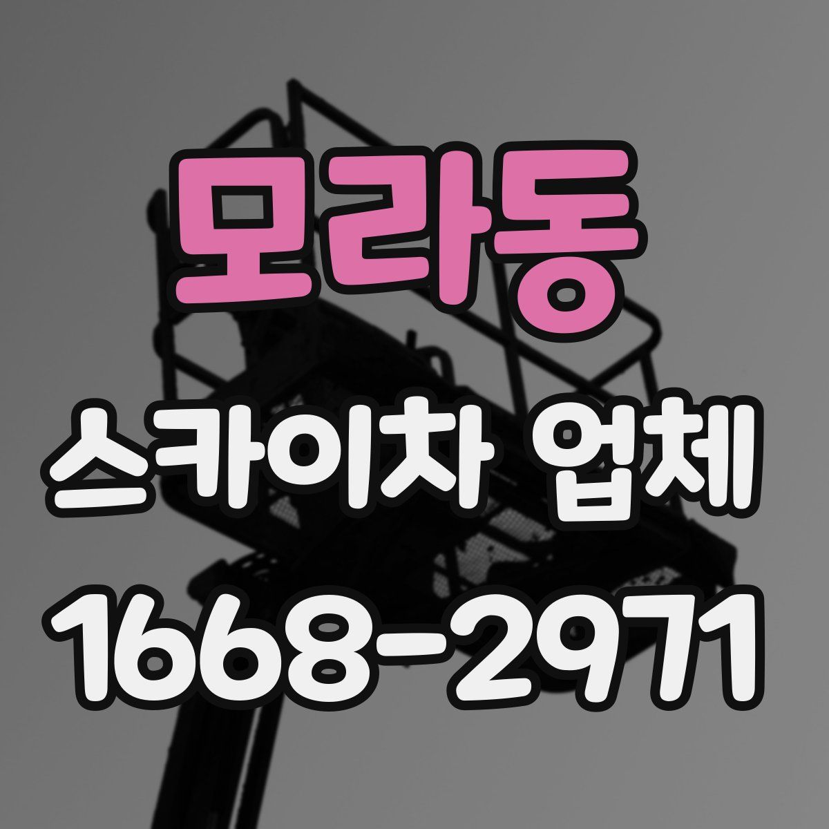 모라동 스카이차 업체