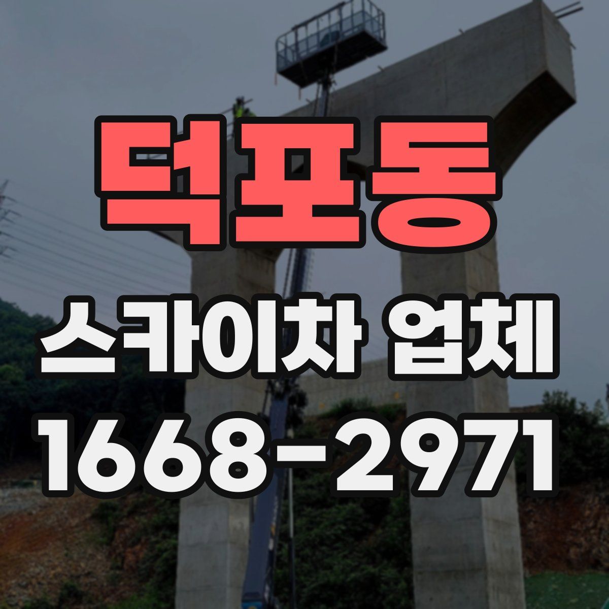 덕포동 스카이차 업체
