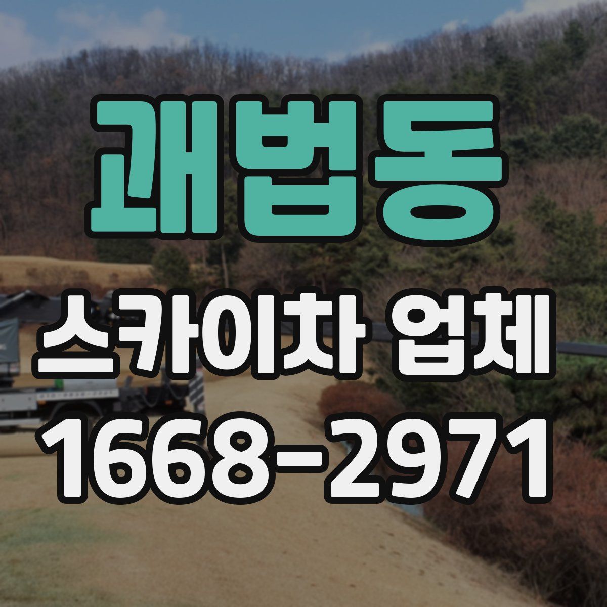 괘법동 스카이차 업체