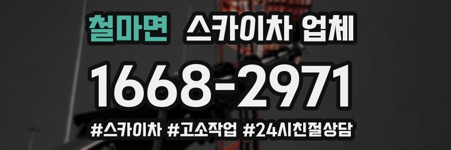 철마면 스카이차 업체