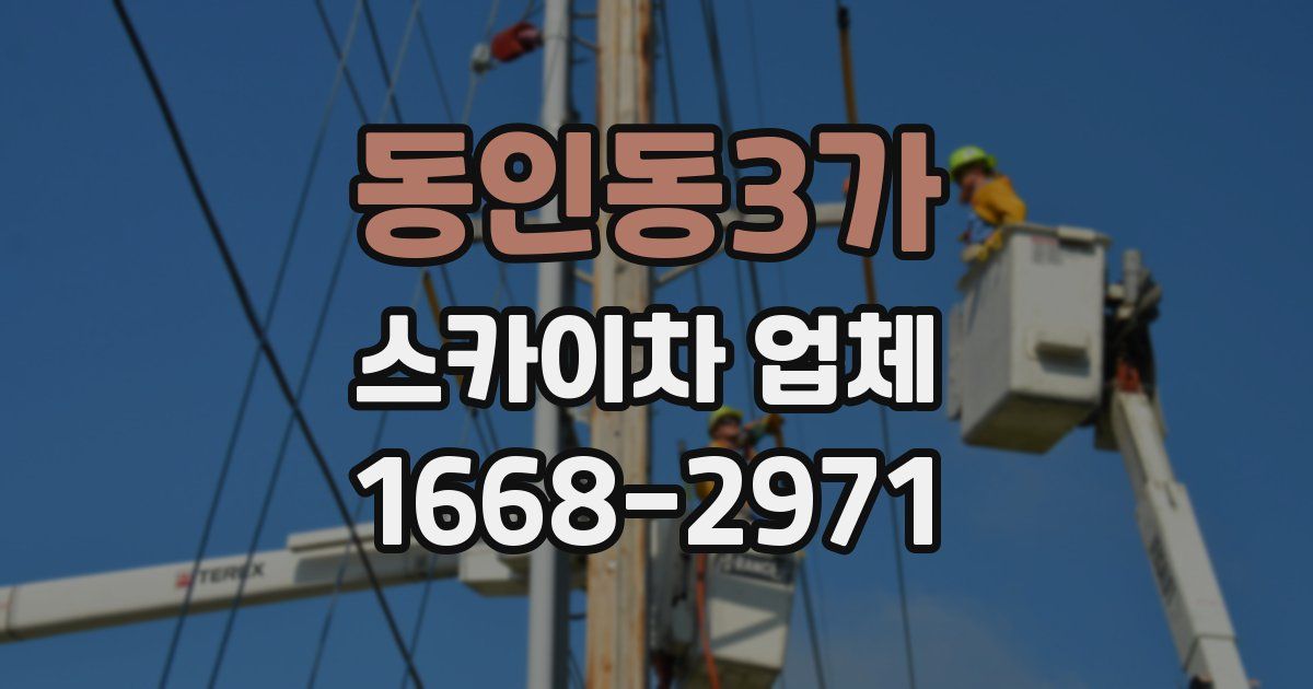 동인동3가 스카이차 업체