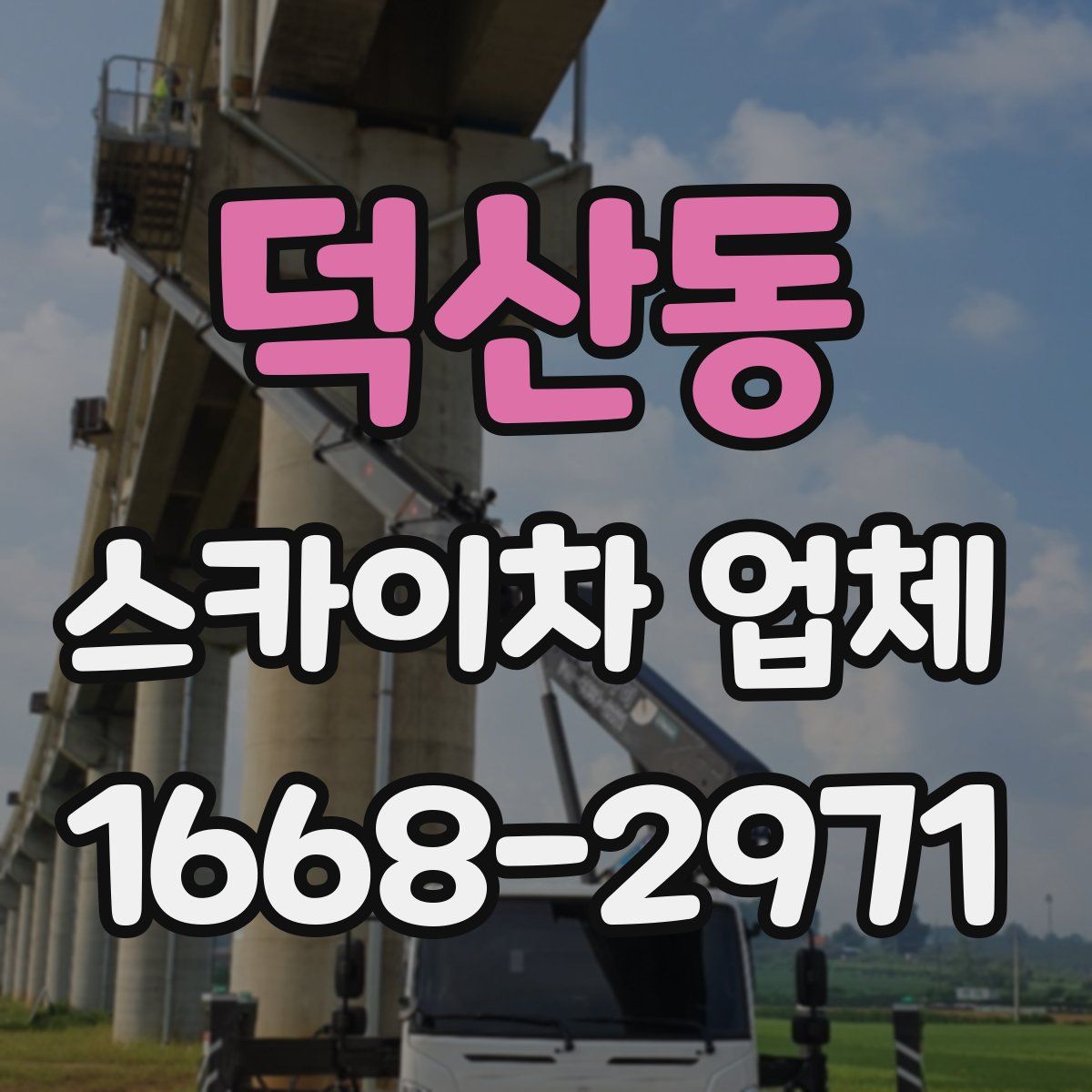 덕산동 스카이차 업체