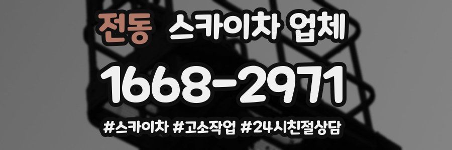 전동 스카이차 업체