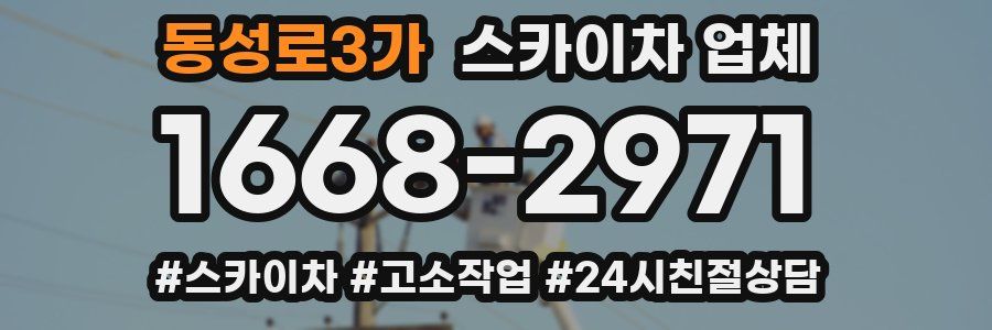 동성로3가 스카이차 업체