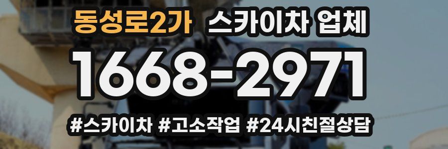 동성로2가 스카이차 업체