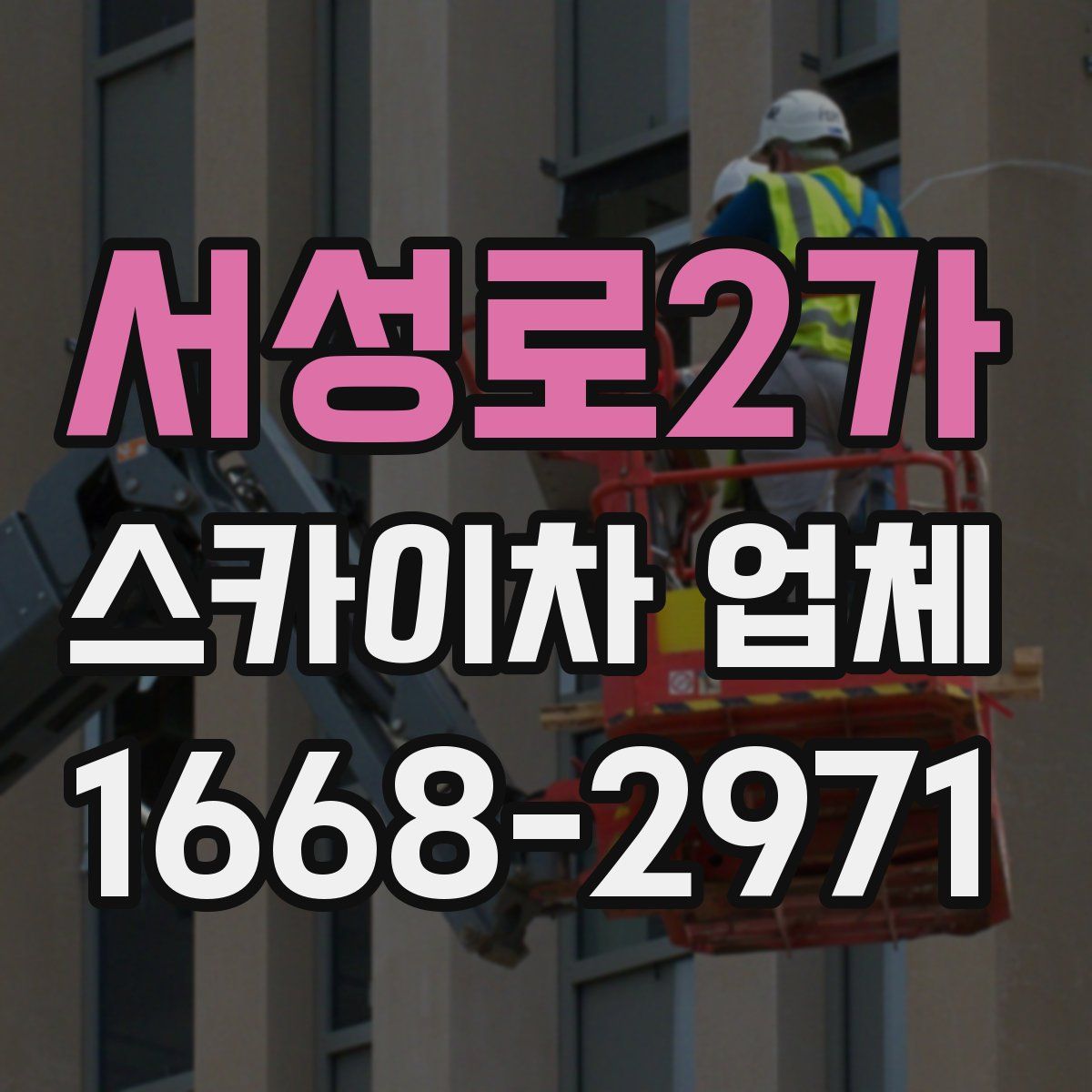 서성로2가 스카이차 업체