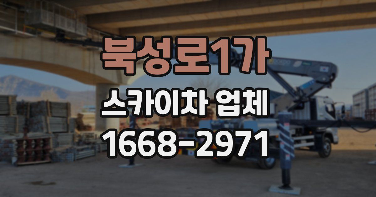 북성로1가 스카이차 업체