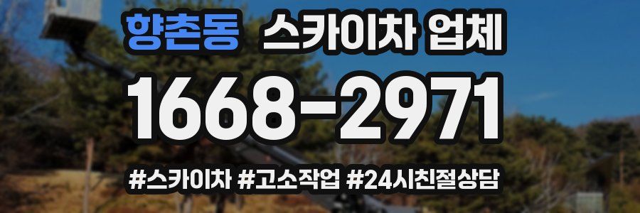 향촌동 스카이차 업체