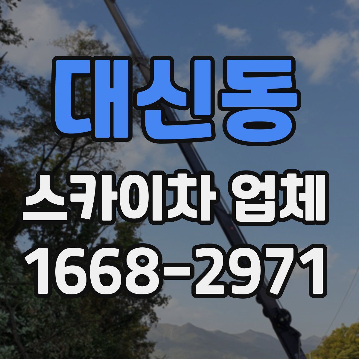 대신동 스카이차 업체