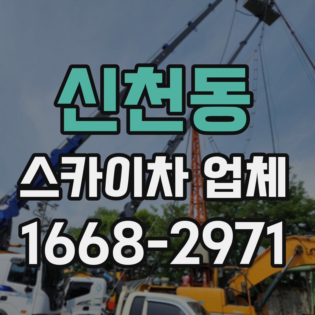 신천동 스카이차 업체