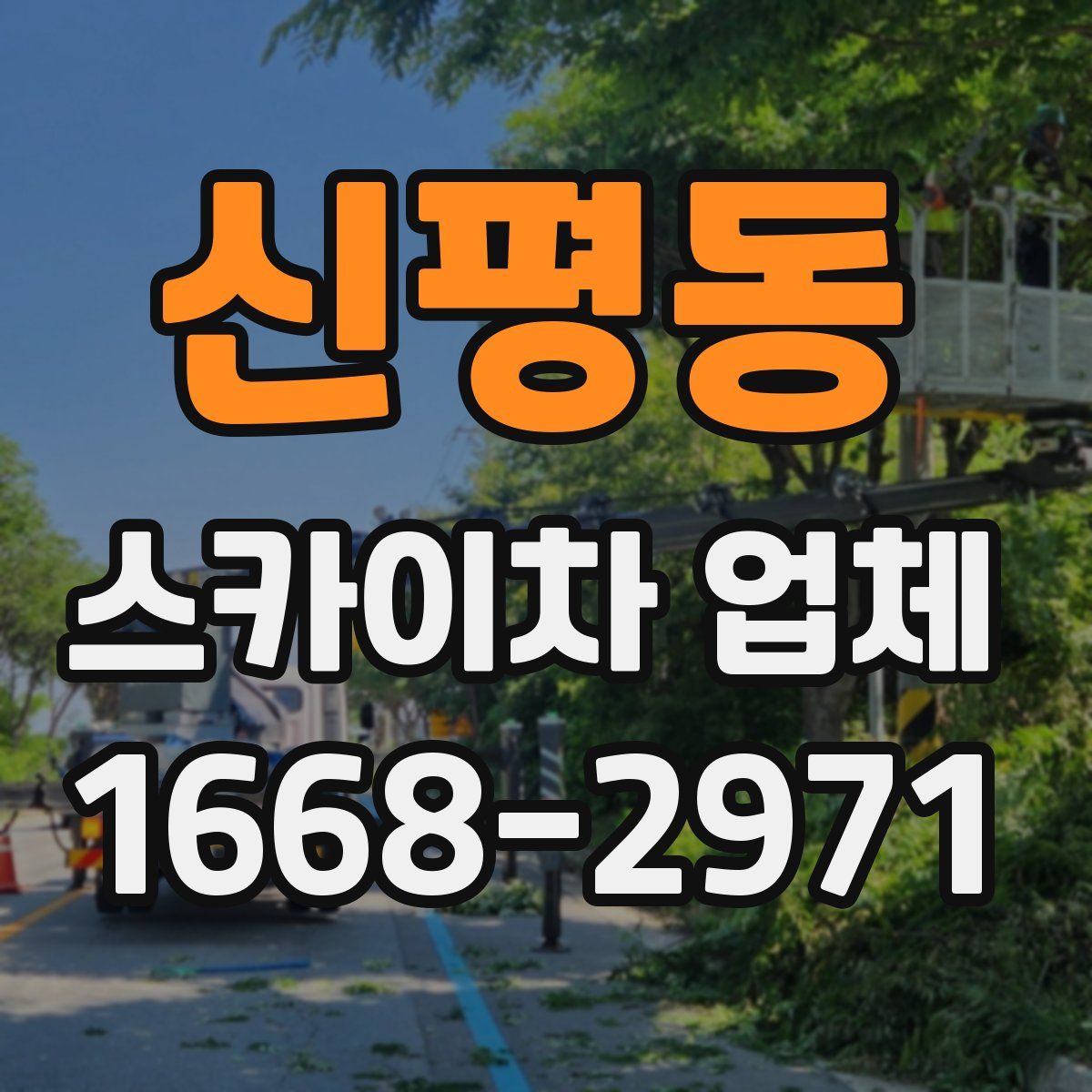 신평동 스카이차 업체
