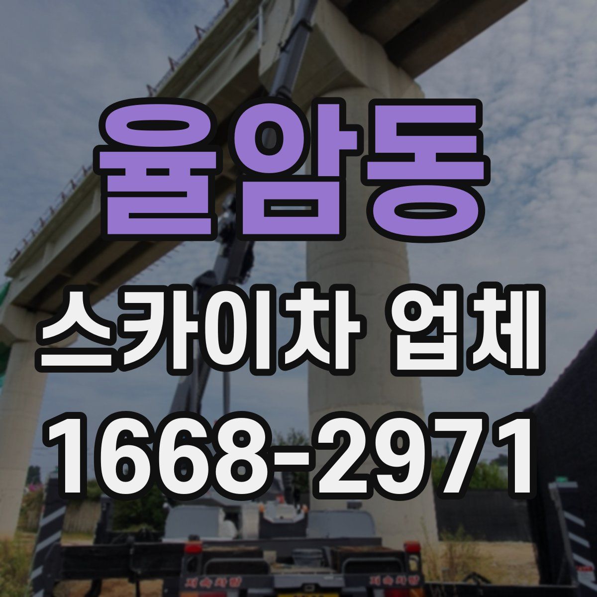 율암동 스카이차 업체