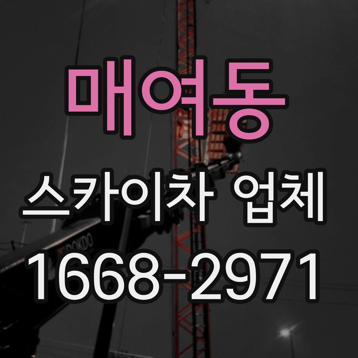 매여동 스카이차 업체