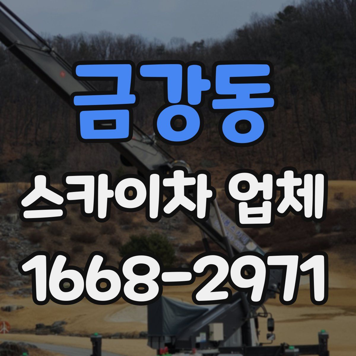 금강동 스카이차 업체
