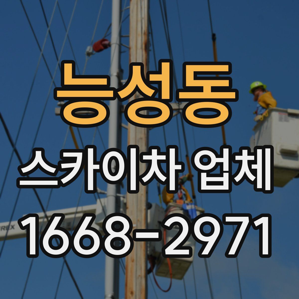 능성동 스카이차 업체