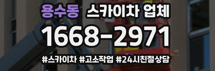 용수동 스카이차 업체