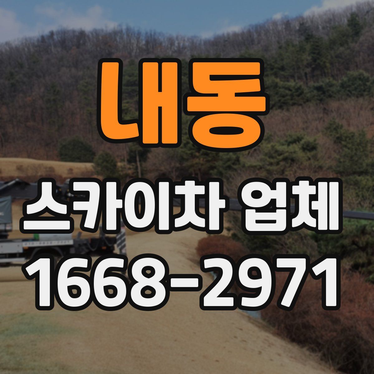 내동 스카이차 업체