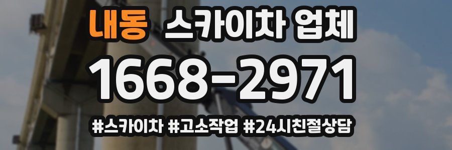 내동 스카이차 업체