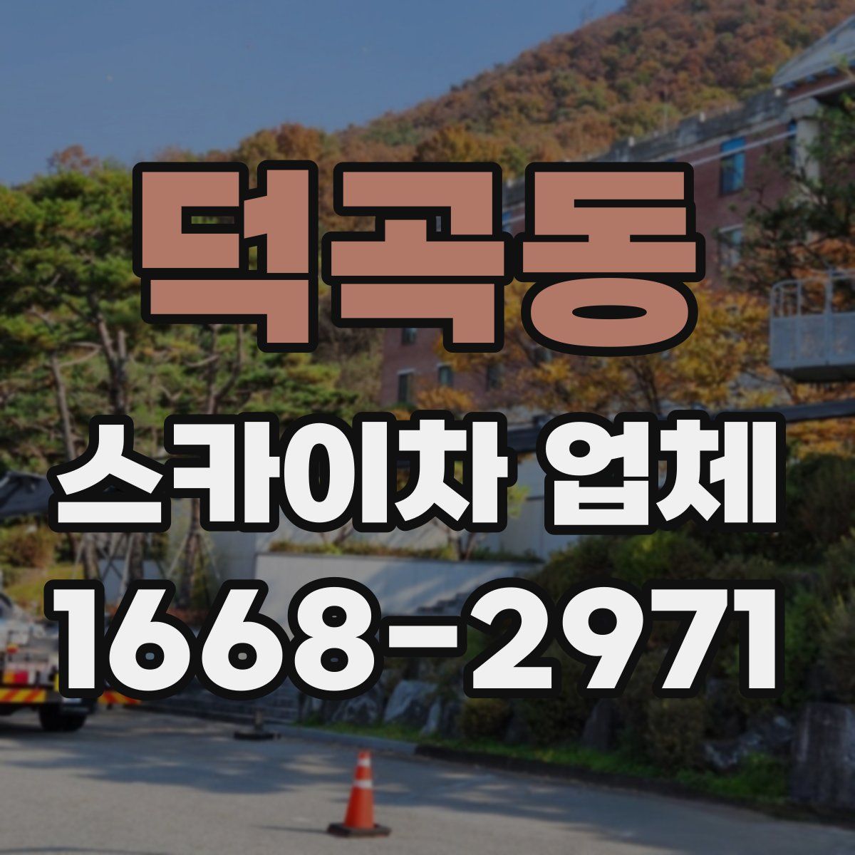 덕곡동 스카이차 업체