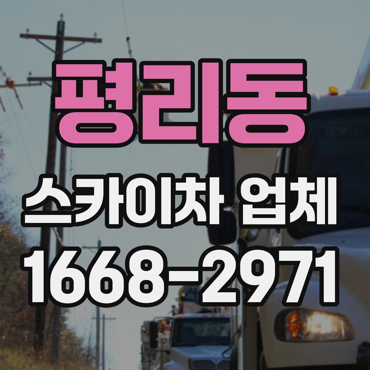 평리동 스카이차 업체