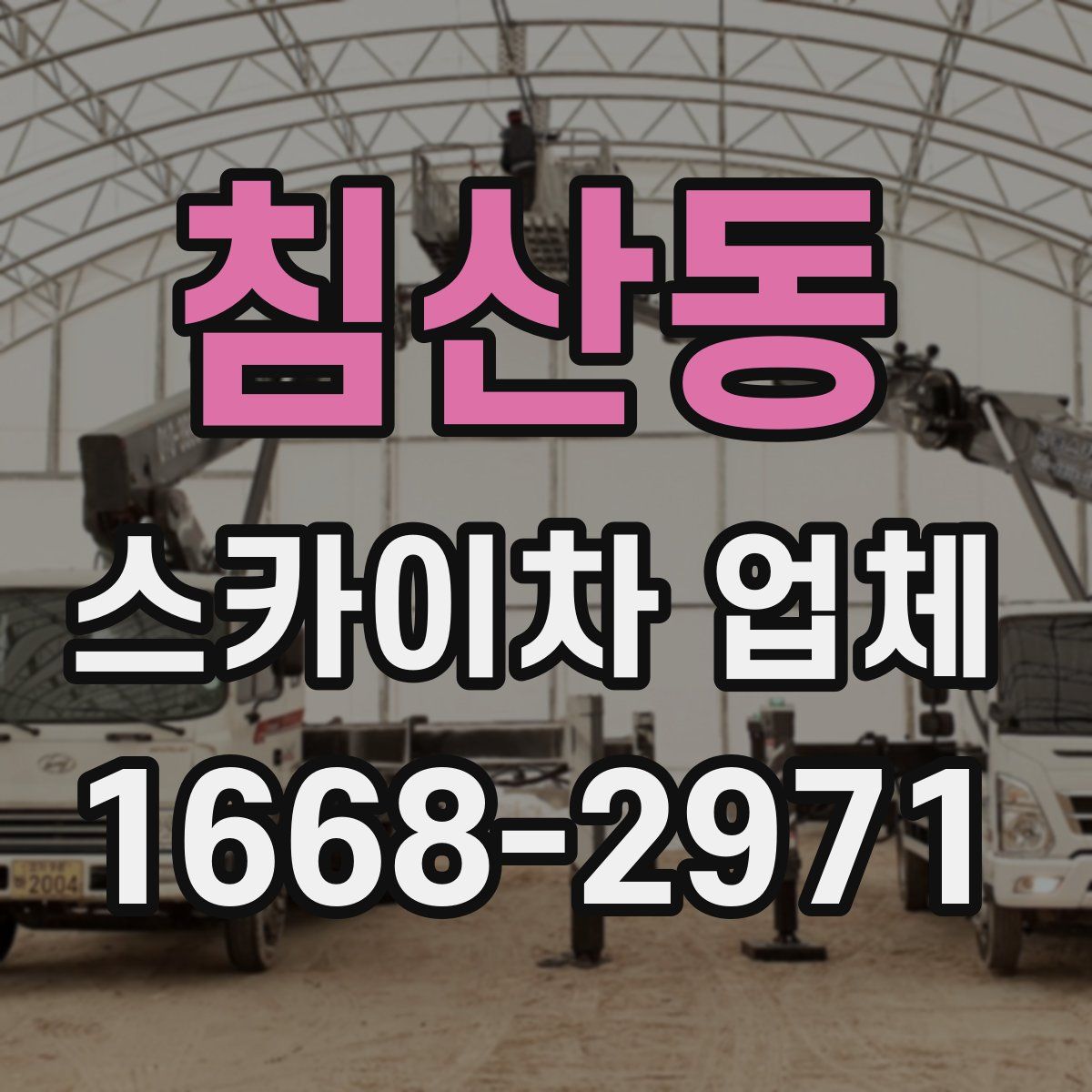 침산동 스카이차 업체