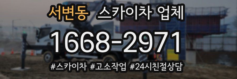 서변동 스카이차 업체
