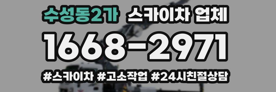 수성동2가 스카이차 업체
