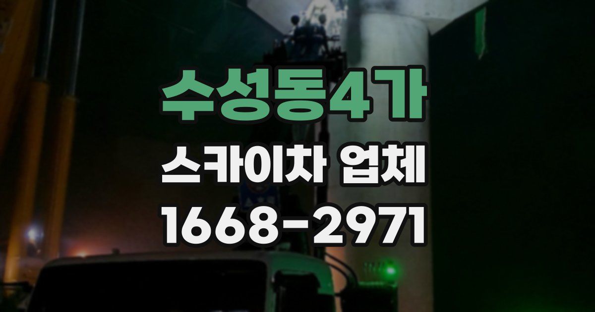 수성동4가 스카이차 업체