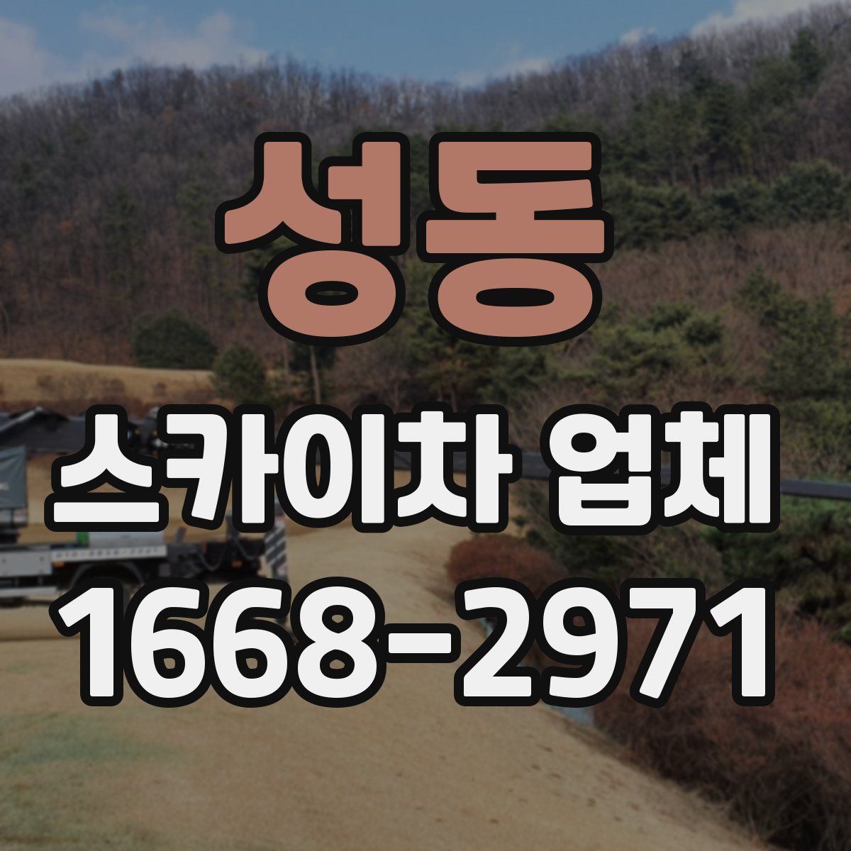 성동 스카이차 업체