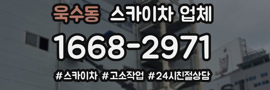 욱수동 스카이차 업체