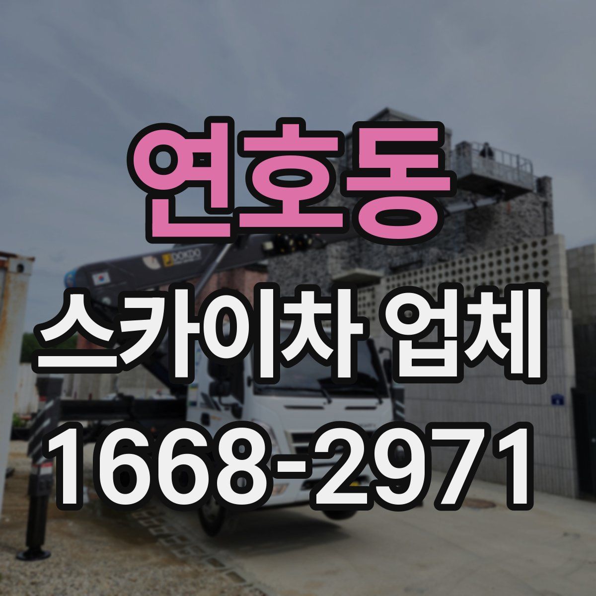 연호동 스카이차 업체
