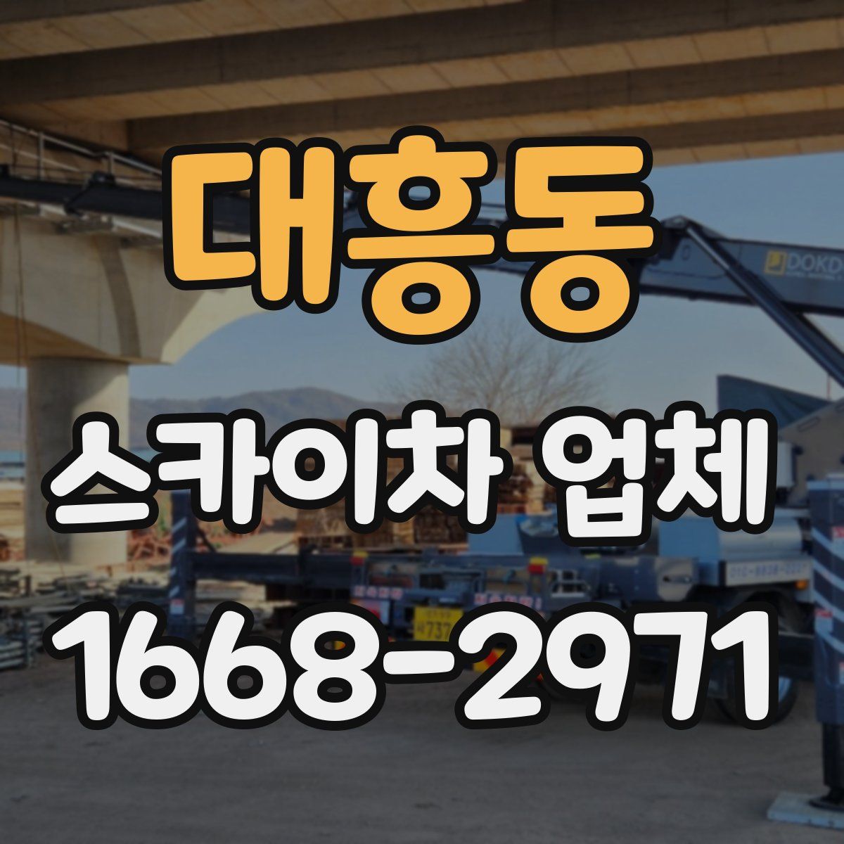 대흥동 스카이차 업체