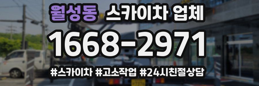월성동 스카이차 업체