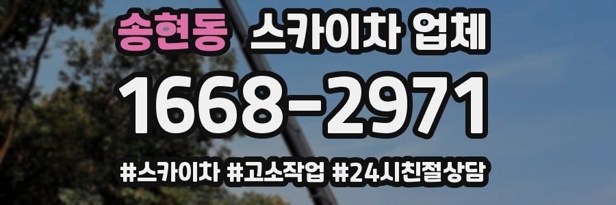 송현동 스카이차 업체