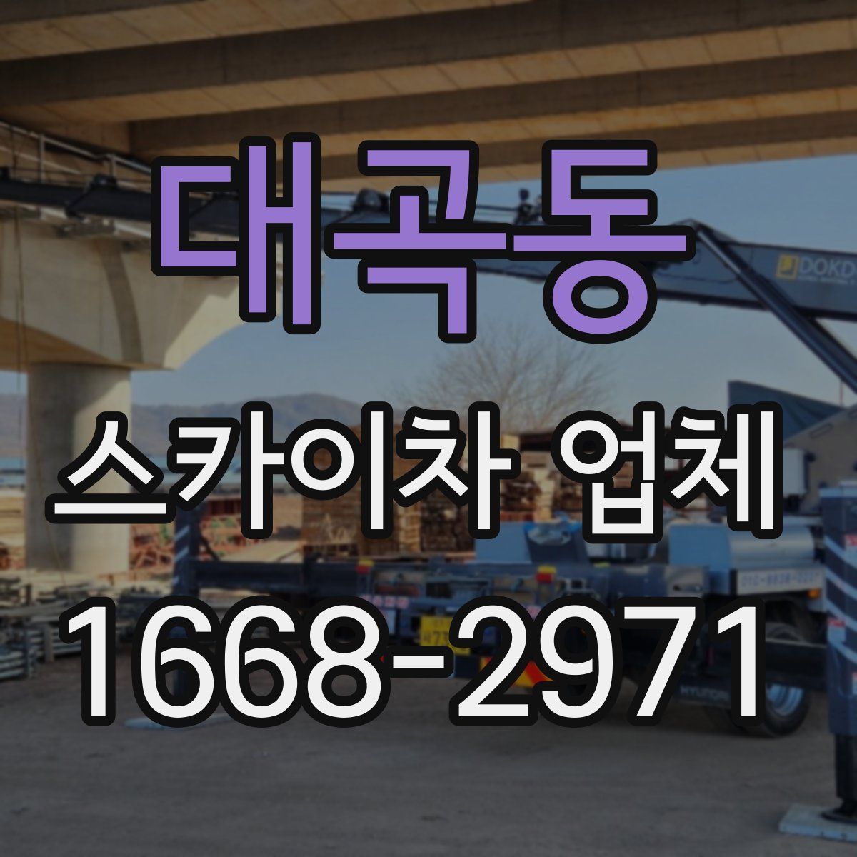 대곡동 스카이차 업체